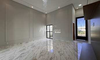 Imagem 4: Condomínio Setlife II Mirassol - Belíssima casa à venda com 3 suítes, área Gourmet e amplo