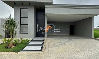 Imagem 2: Condomínio Setlife II Mirassol - Belíssima casa à venda com 3 suítes, área Gourmet, energi