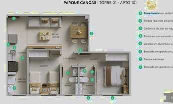 Imagem 7: ???? Apartamento 2 Quartos com Suíte e Varanda