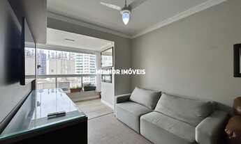 Imagem 2: Apartamento á venda com 3 dormitórios e 1 vaga de garagem, com vista lateral para o mar