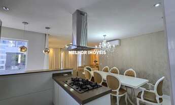 Imagem 6: Locação anual apartamento com 3 suítes, mobiliado e equipado com 3 vagas e com elevador co