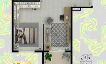 Imagem 7: Apartamentos - Studio, 1 e 2 dorms - 39, 41, 45 e 62 m² - SPOT Residences - Taubaté/SP