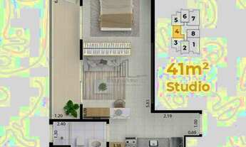 Imagem 6: Apartamentos - Studio, 1 e 2 dorms - 39, 41, 45 e 62 m² - SPOT Residences - Taubaté/SP