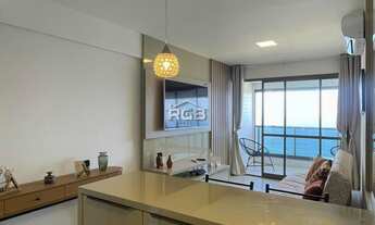 Imagem 2: Lindo Quarto e Sala Vista Mar Mobiliado na BARRA R$ 5.500,00