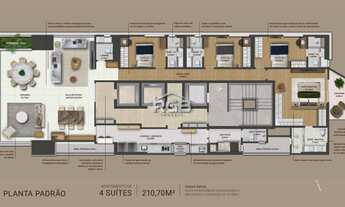 Imagem 7: Lançamento Veríssimo Corredor da Vitória 3 ou 4 suítes de Alto Padrão R$ 3.248.000,00