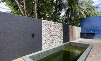 Imagem: Térreo com piscina e área privativa em