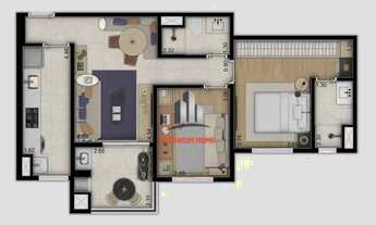 Imagem 7: Reserva Perfetto 63 mts 2 dorm sendo uma suite