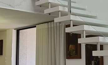 Imagem: Cobertura duplex mobiliada e decorada, no