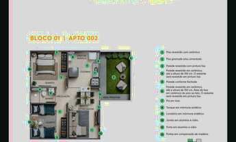 Imagem 7: Apartamentos com Entrada partir de 1.000 reais no Parque dos Marquezes Sete sois na av par