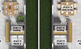 Imagem 4: Jardim dos Cedros - Casa Duplex em Construção de 03 Dormitórios à Venda no Ingleses do Rio