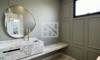 Imagem 5: Sobrado em Condomínio com 4 suítes, Piscina incrível com vista para mata