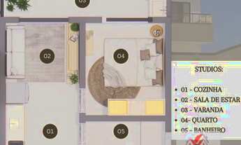 Imagem 3: Apartamento à venda no bairro Residencial Belvedere - Poços de Caldas/MG