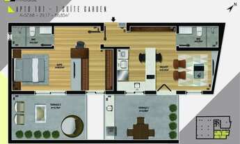 Imagem 5: Em Construção - Apto com 2 suites em Trindade, Florianópolis - SC