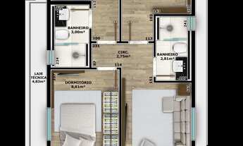 Imagem 7: Apartamento à venda no bairro Saguaçu - Joinville/SC