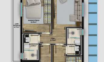Imagem 6: Apartamento à venda no bairro Saguaçu - Joinville/SC