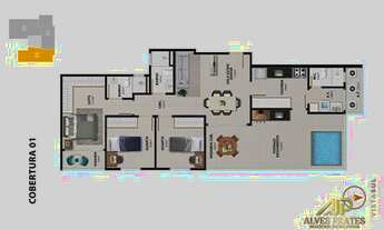 Imagem 4: Apartamento 2 quartos Alto Padrão à venda em Jokey de Itaparica, Vila Velha