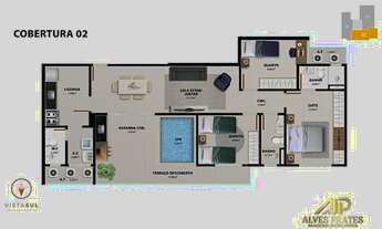 Imagem 5: Apartamento 2 quartos Alto Padrão à venda em Jokey de Itaparica, Vila Velha