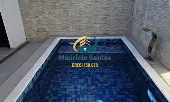 Imagem 2: Sobrado Geminado em Mongaguá, bairro Jardim Aguapeú, Novo e com 3 suítes, lavabos e demais