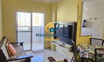 Imagem 3: Apartamento em Mongaguá, Jardim Marina, mobiliado, 2 dormitórios sendo 1 suíte, sacada com