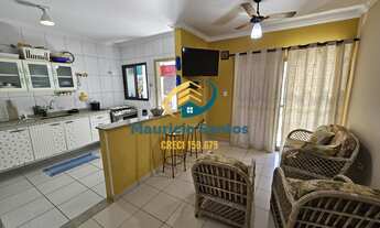 Imagem 4: Apartamento em Mongaguá, bairro Jardim Marina, 1 suíte, banheiro social, sacada com churra