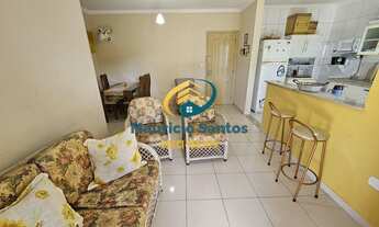 Imagem 6: Apartamento em Mongaguá, bairro Jardim Marina, 1 suíte, banheiro social, sacada com churra