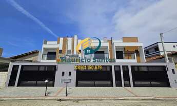 Imagem 3: Sobrado Geminado em Mongaguá, bairro Jardim Aguapeú, Novo e com 3 suítes, lavabos e demais