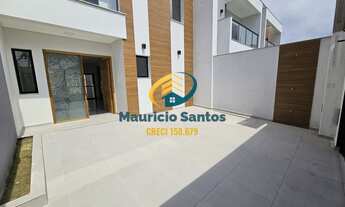 Imagem 7: Sobrado Geminado em Mongaguá, bairro Jardim Aguapeú, Novo e com 3 suítes, lavabos e demais