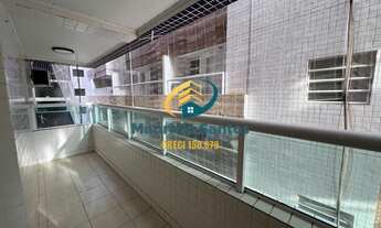 Imagem 5: Apartamento em Praia Grande, bairro Vila Caiçara, 1 dormitório, sacada com churrasqueira