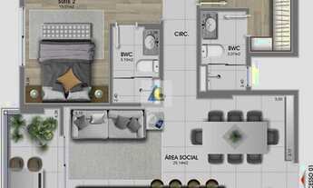 Imagem 2: Premiatto Residencial - Apartamento em estreito, Florianópolis/SC