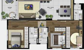 Imagem 2: Julio Schappo Residencial - Apartamento Alto Padrão, 3 suítes em Estreito, Florianópolis/S