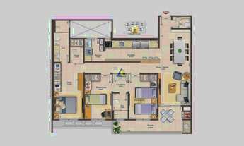 Imagem 2: Residencial Valentina - Apartamento Alto Padrão em Campinas, São José/SC