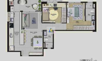 Imagem 2: Vancouver Residencial - Apartamento no bairro Kobrasol em São José-SC