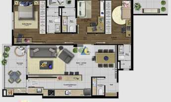 Imagem 2: Julio Schappo Residencial - Apartamento Alto Padrão, 3 suítes e terraço