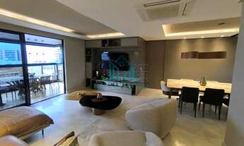 Imagem 7: Apartamento Perfeito 4 Quartos, Escritorio, 161m² com Varanda Gourmet com Vista Mar da Pra