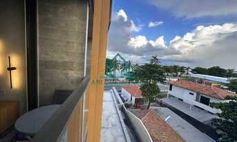 Imagem 7: Apartamento Studio Novo todo Mobiliado, Varanda e Vista com 30m² no Edifício New Time na P