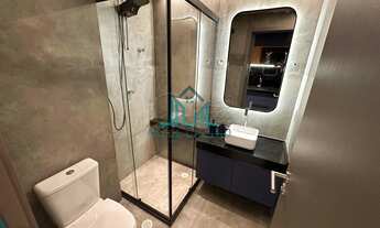 Imagem 3: Apartamento Studio Novo todo Mobiliado, Varanda e Vista com 30m² no Edifício New Time na P