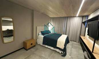 Imagem 4: Apartamento Studio Novo todo Mobiliado, Varanda e Vista com 30m² no Edifício New Time na P