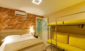 Imagem 3: Apartamento duplex com 2 quartos, Mobiliado e Climatizado com planta única e exclusiva