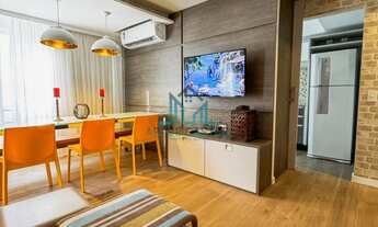 Imagem 7: Apartamento duplex com 2 quartos, Mobiliado e Climatizado com planta única e exclusiva