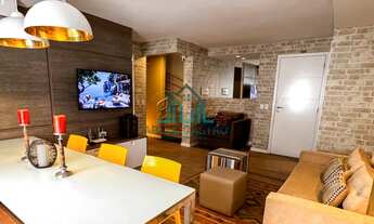 Imagem 6: Apartamento duplex com 2 quartos, Mobiliado e Climatizado com planta única e exclusiva