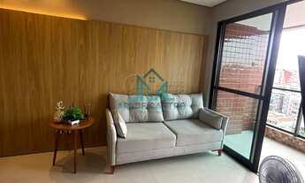 Imagem 2: Apartamento Novo Mobiliado com 2 Quartos, Varanda com 58m² em Andar Alto - Maceió Alagoas