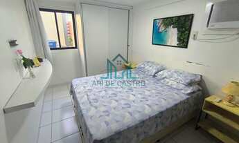 Imagem 4: Apartamento Quarto e Sala, Varanda, Mobiliado, com 39m² na Praia de Jatiuca - Maceió Alago