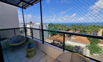 Imagem 6: Apartamento Cobertura, com Vista para o Mar, 217m²´e Suíte Master com Hidro - Maceió Alago