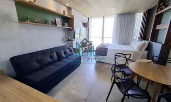 Imagem 4: Apartamento Studio Mobiliado, Varanda Vista mar da Praia de Pajuçara - Maceió Alagoas