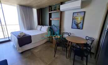 Imagem 2: Apartamento Studio Mobiliado, Varanda Vista mar da Praia de Pajuçara - Maceió Alagoas