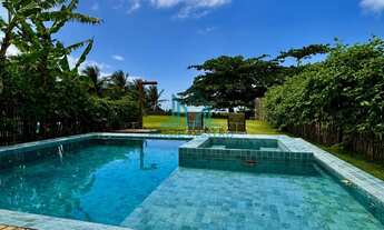 Imagem 2: Casa Mobiliada Pé na Areia na Praia do Riacho com Piscina e 5 Suítes na Rota Ecológica dos