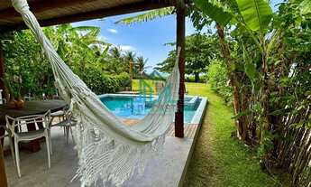 Imagem 5: Casa Mobiliada Pé na Areia na Praia do Riacho com Piscina e 5 Suítes na Rota Ecológica dos