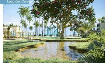 Imagem 7: Apartamento com 2 Quartos com Varanda Gourmet, Frente Piscina e Vista Mar no Milagres Beac