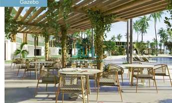 Imagem 4: Apartamento com 2 Quartos com Varanda Gourmet, Frente Piscina e Vista Mar no Milagres Beac