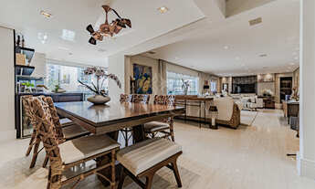 Imagem 2: Splendore - Apto de 243m²; 3 suítes; 3 vagas; centro de alphaville; apto mobiliado